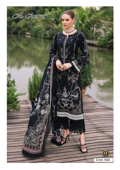 Azara Vol 7 Keval Fab Heavy Cotton Karachi Salwar Suits Manufacturer Gujarat