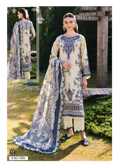 Azara Vol 7 Keval Fab Heavy Cotton Karachi Salwar Suits Manufacturer Gujarat