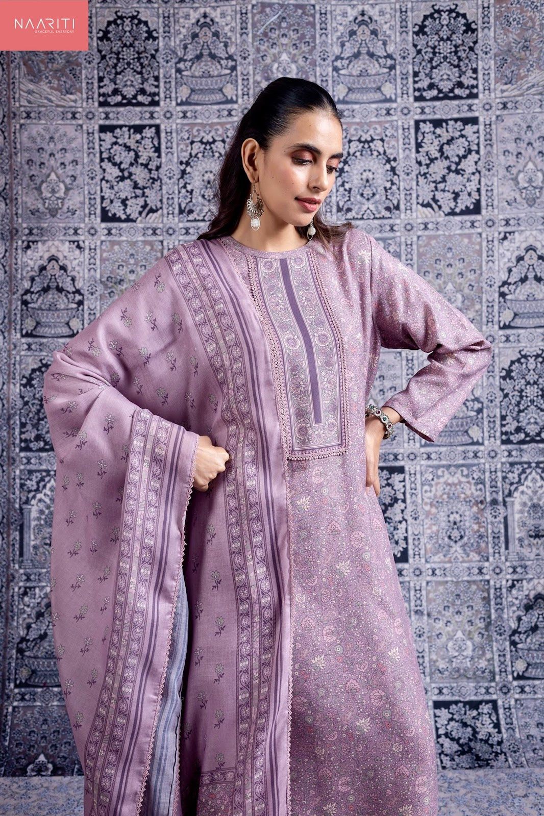 Azaria Naariti Pashmina Suits Supplier