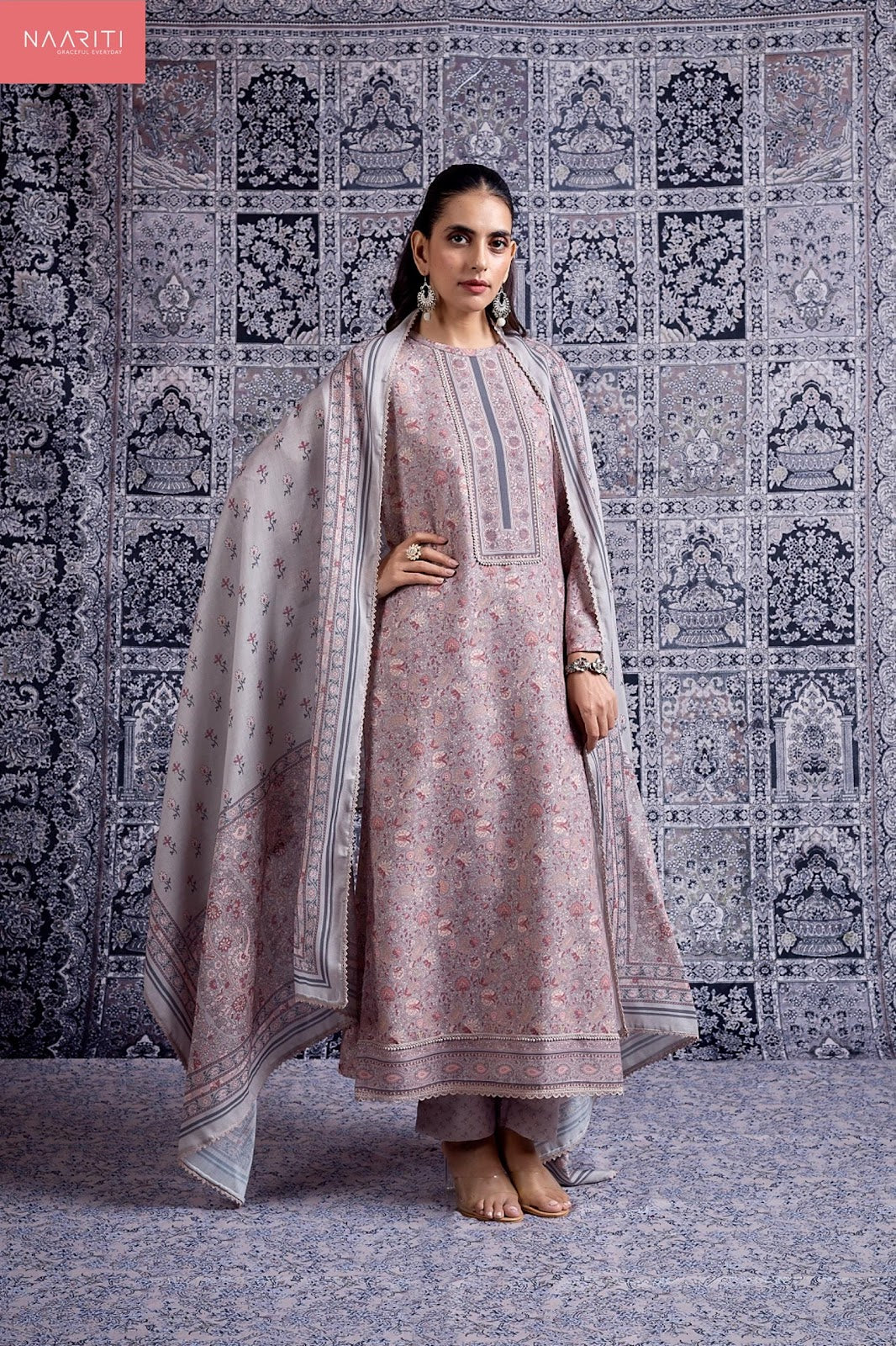 Azaria Naariti Pashmina Suits Supplier