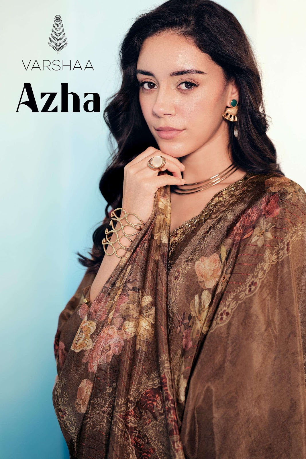 Azha Varshaa Viscose Muslin Pant Style Suits Wholesale Rate