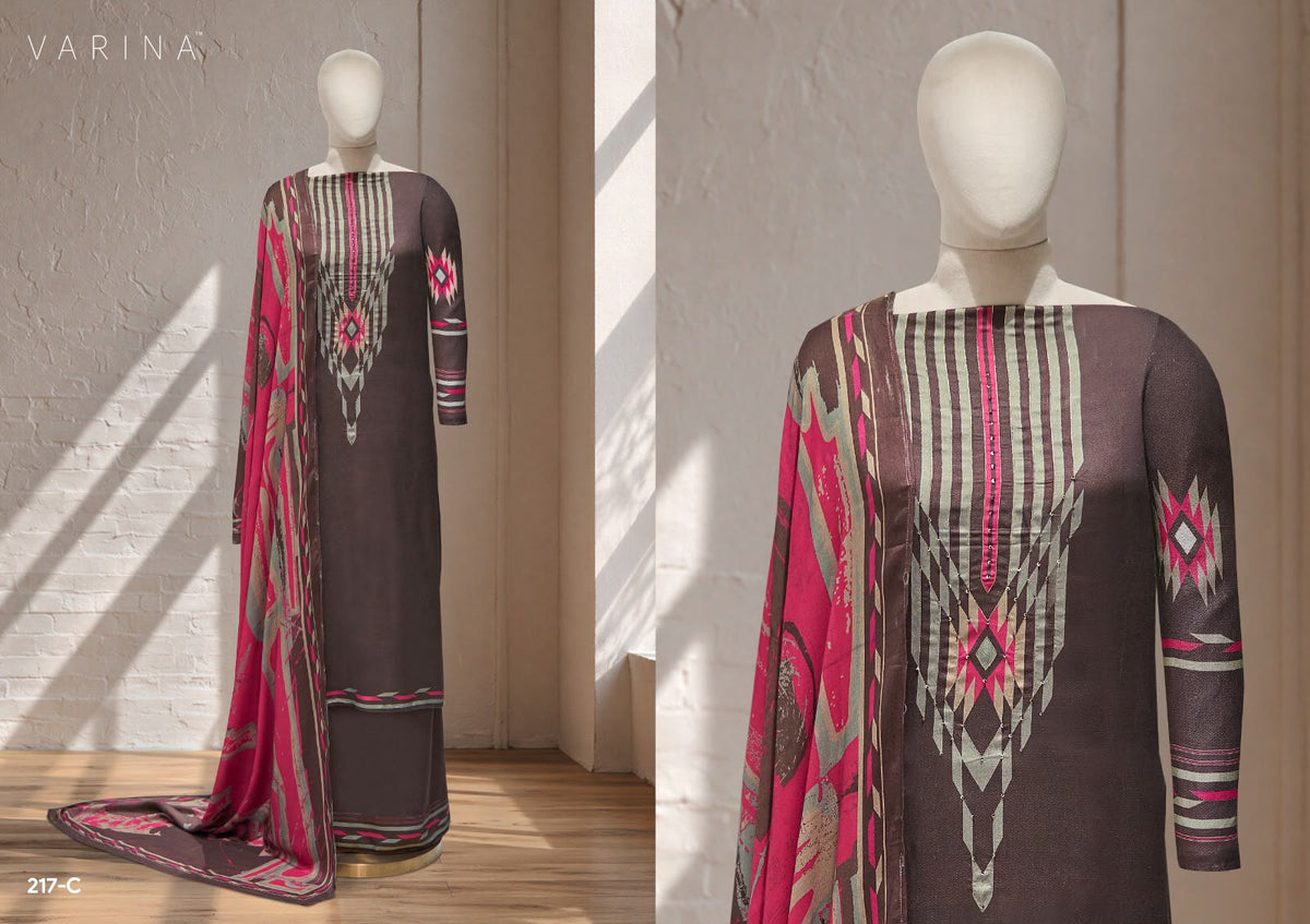 Azma Varina Pashmina Suits Manufacturer India