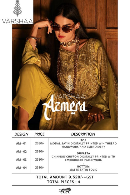 Azmera Varshaa Pant Style Suits Supplier Gujarat