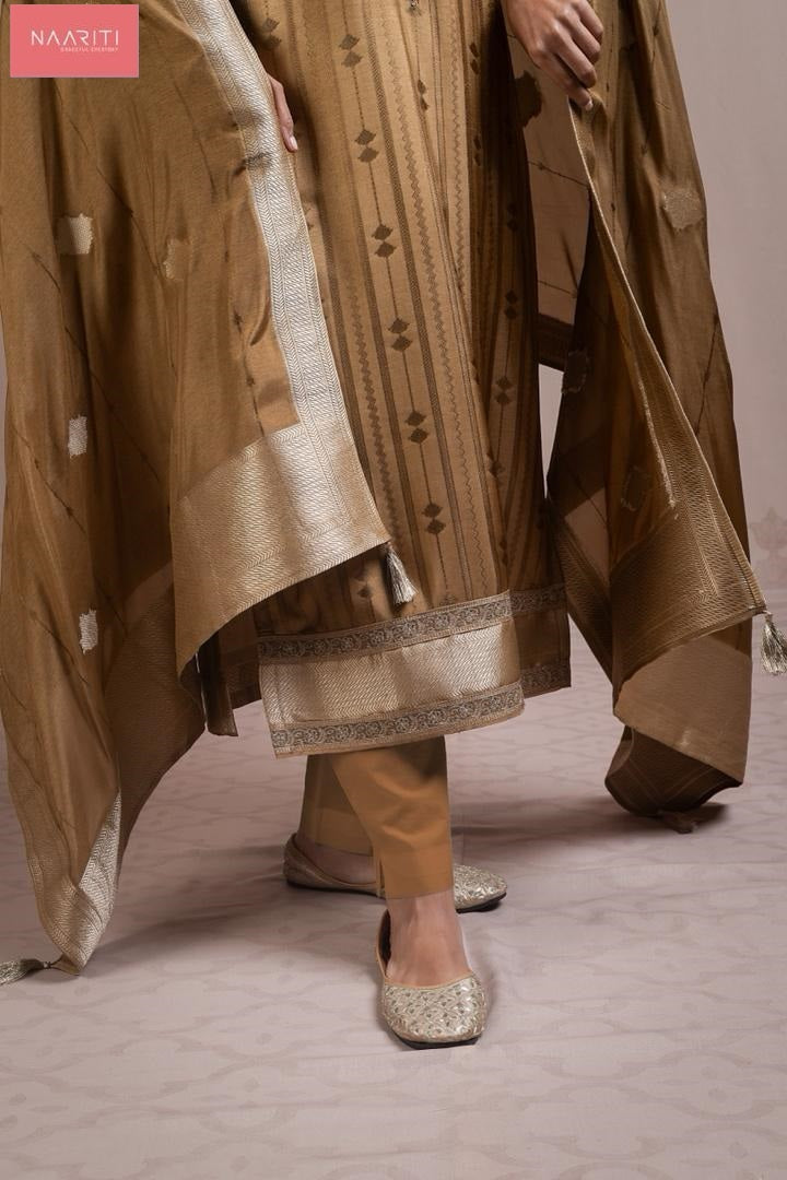 Aznish 192 Naariti Russian Silk Pant Style Suits Wholesaler