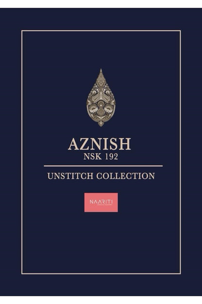 Aznish 192 Naariti Russian Silk Pant Style Suits Wholesaler