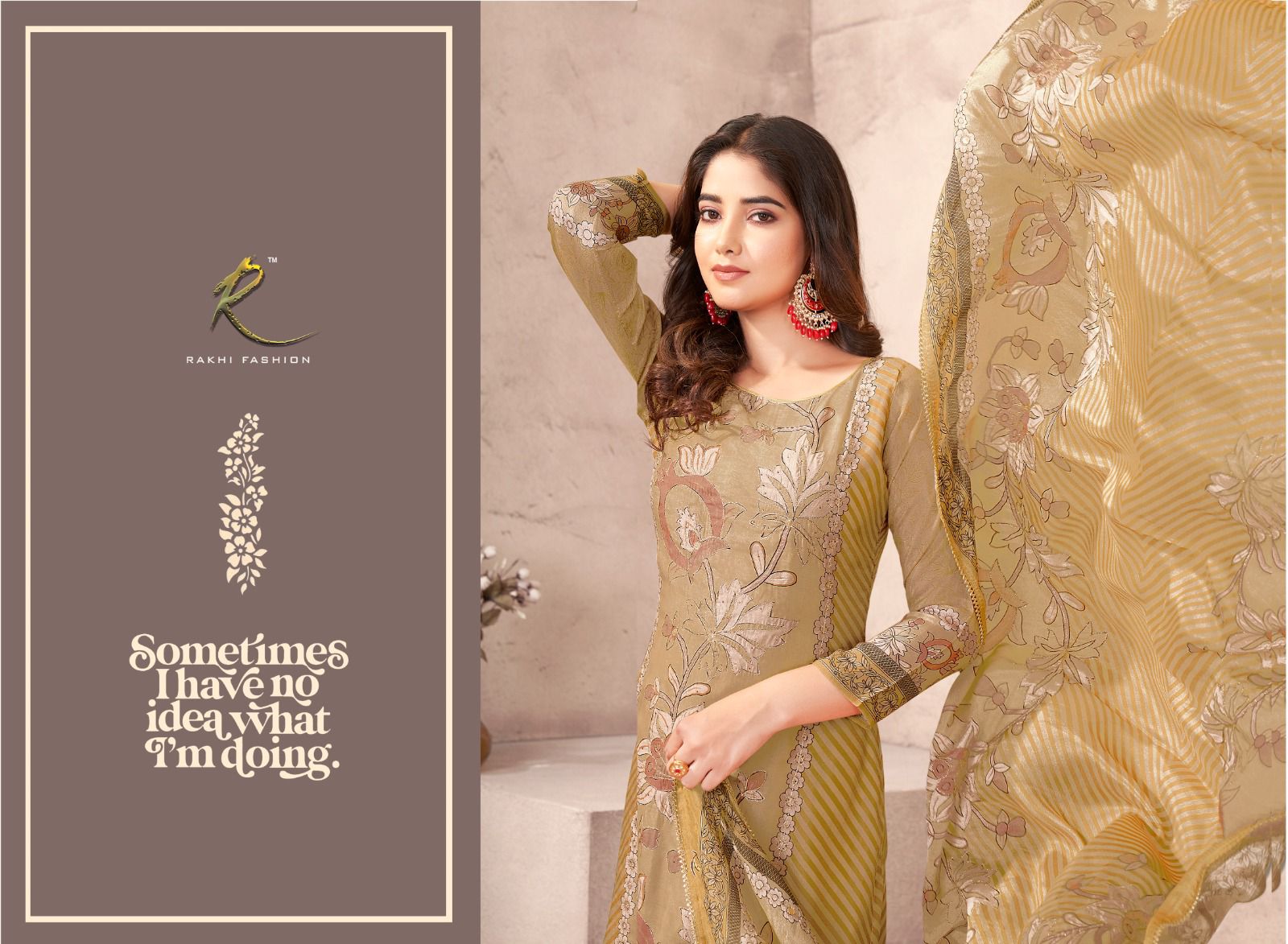 Azorte Rakhi Fashion Viscose Pant Style Suits Supplier
