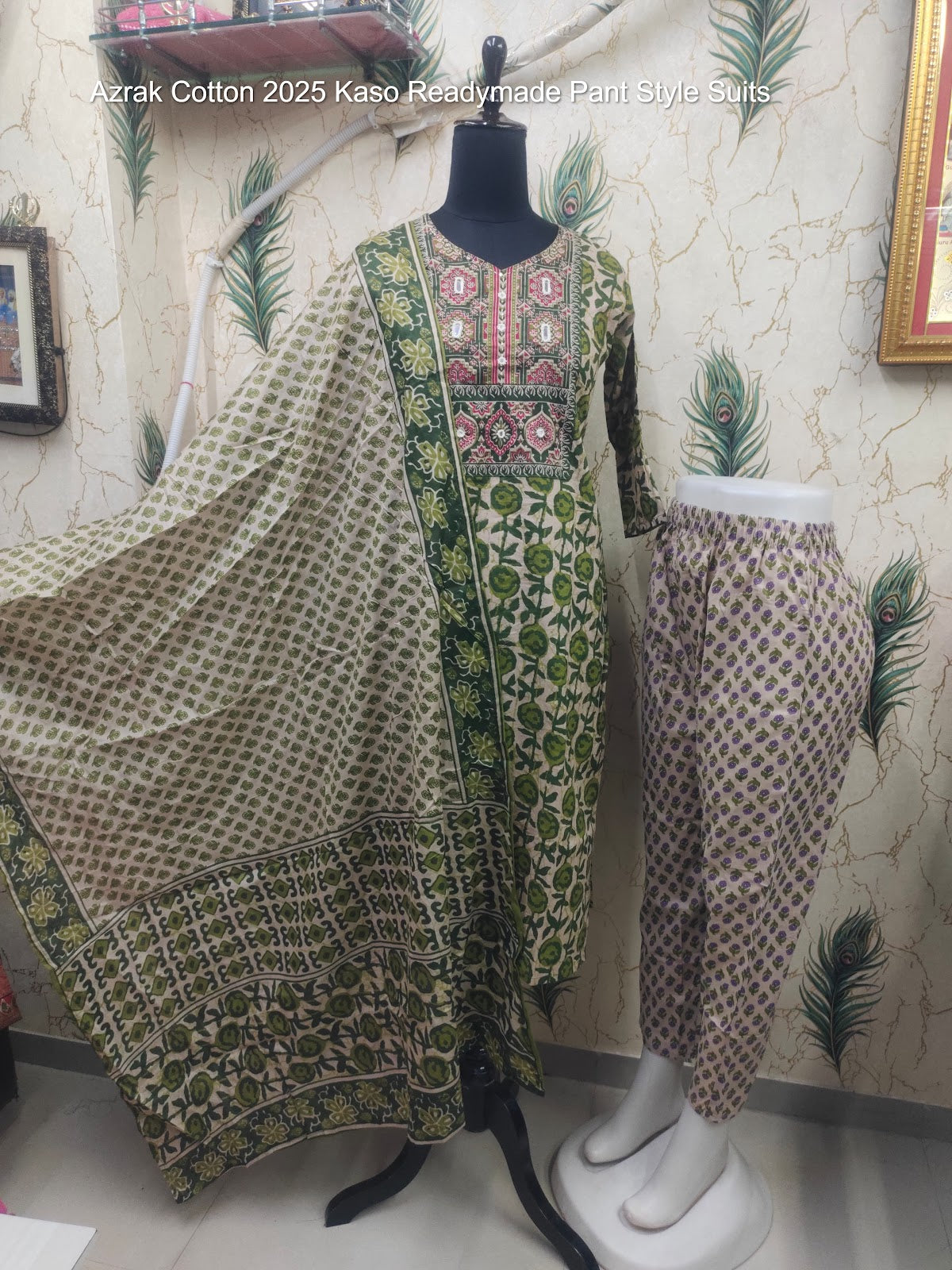 Azrak Cotton 2025 Kaso Readymade Pant Style Suits Exporter Ahmedabad