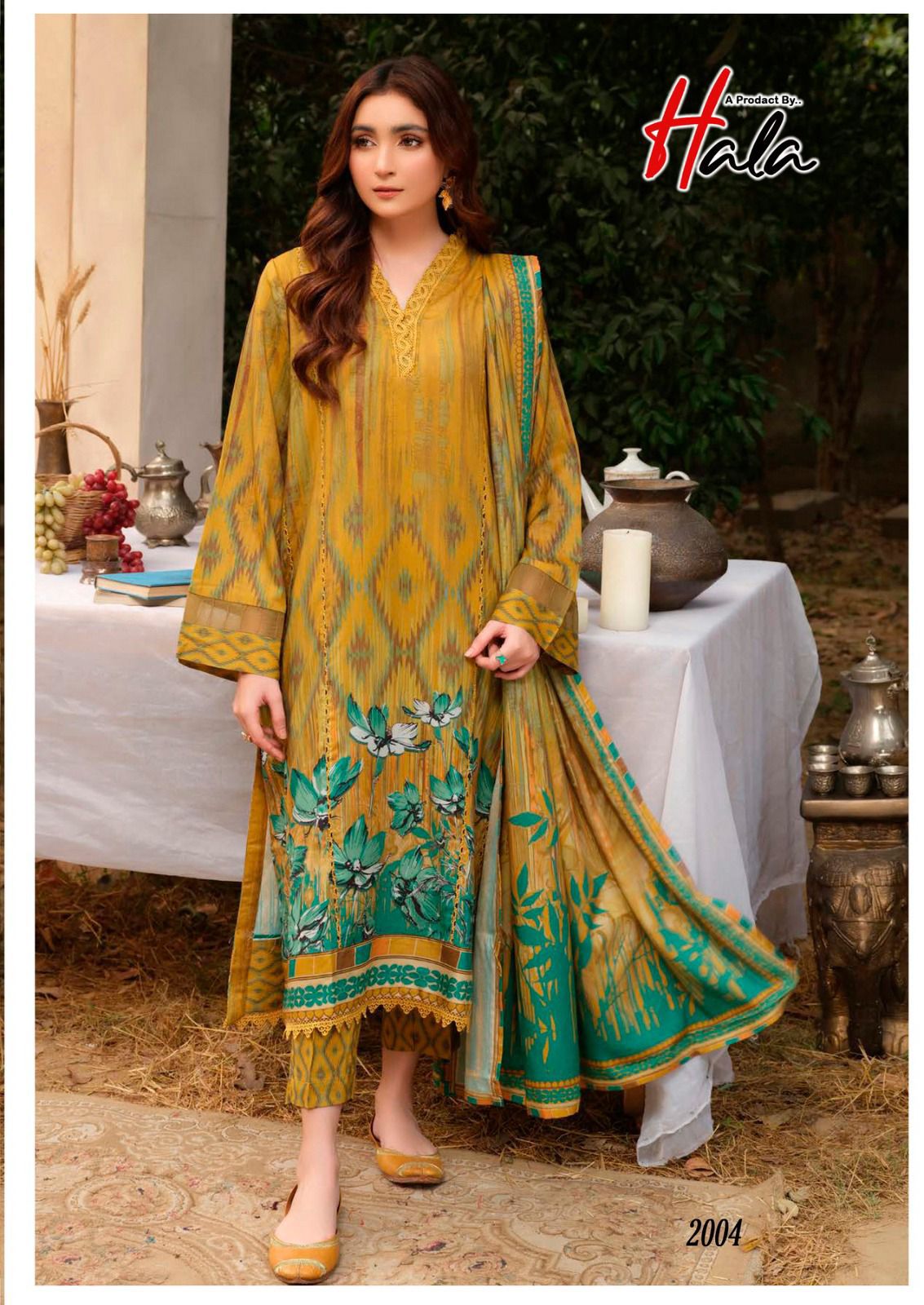 Azure Vol 2 Exclusive Heavy Lawn Collection Hala Cotton Karachi Salwar Suits Manufacturer India