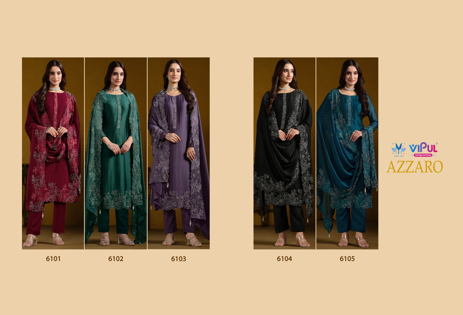 Azzaro Vipul 2 Tone Pant Style Suits Manufacturer Ahmedabad