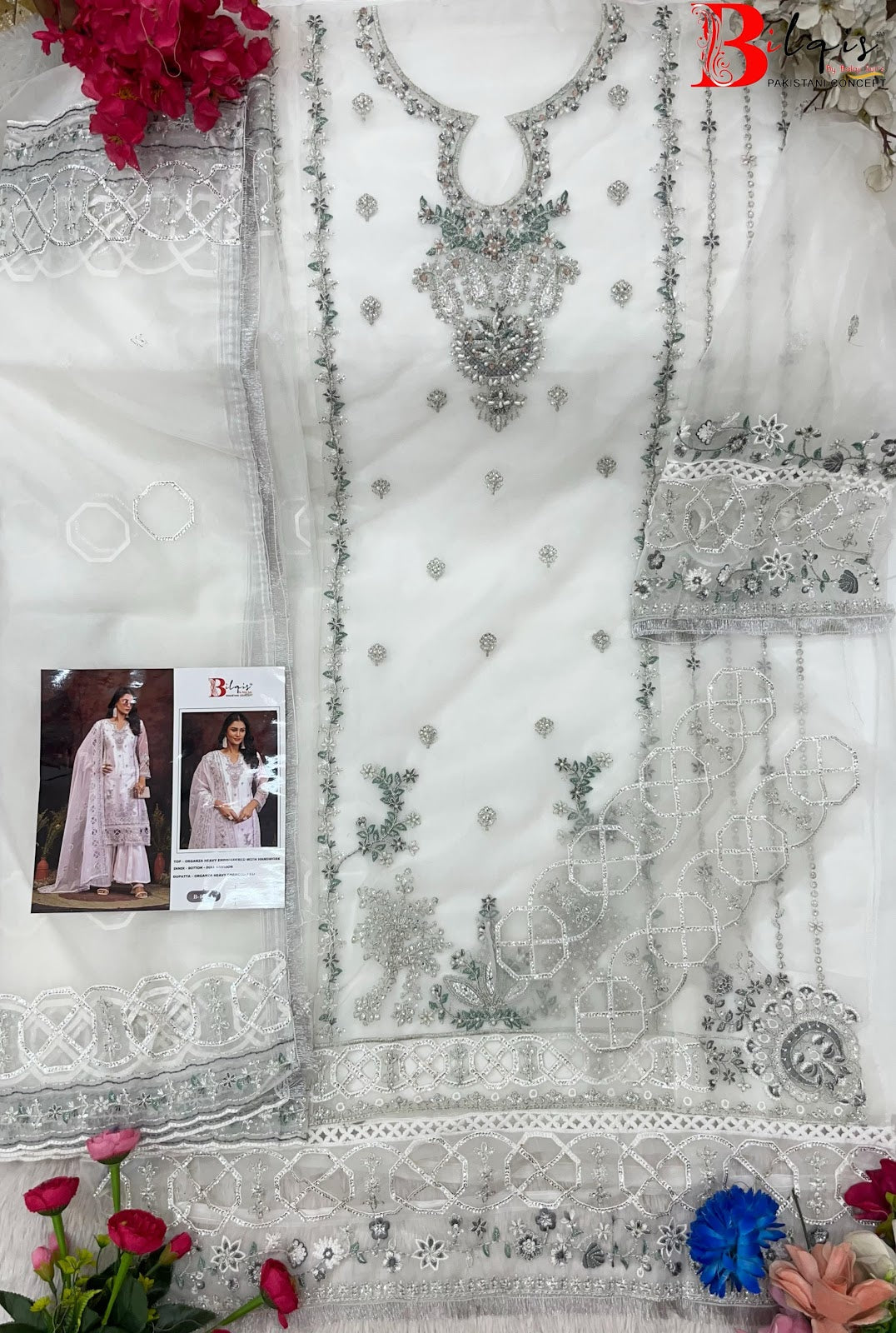 B 164 Ab Bilqis Pakistani Salwar Suits Supplier