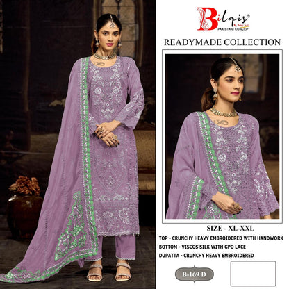 B 169 Bilqis Pakistani Readymade Suits Exporter
