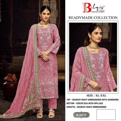 B 169 Bilqis Pakistani Readymade Suits Exporter