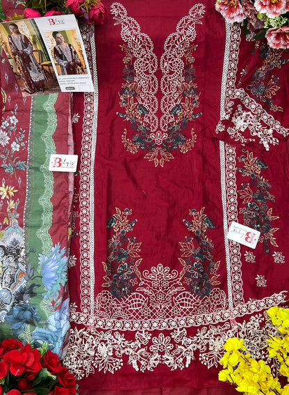 B 174 Efgh Bilqis Lawn Cotton Pakistani Salwar Suits Wholesale