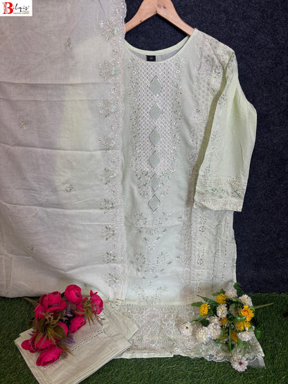 B 180 Bilqis Lawn Cotton Pakistani Readymade Suits Exporter India