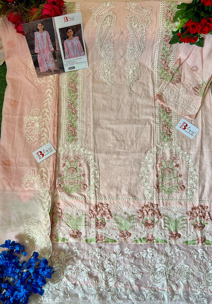 B 188 Bilqis Lawn Cotton Pakistani Salwar Suits Manufacturer Gujarat
