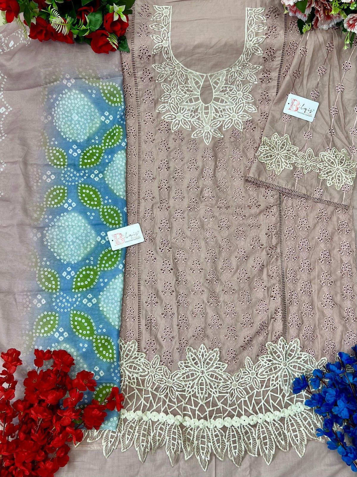 B 189 Abcd Bilqis Cambric Lawn Pakistani Salwar Suits Wholesaler Ahmedabad