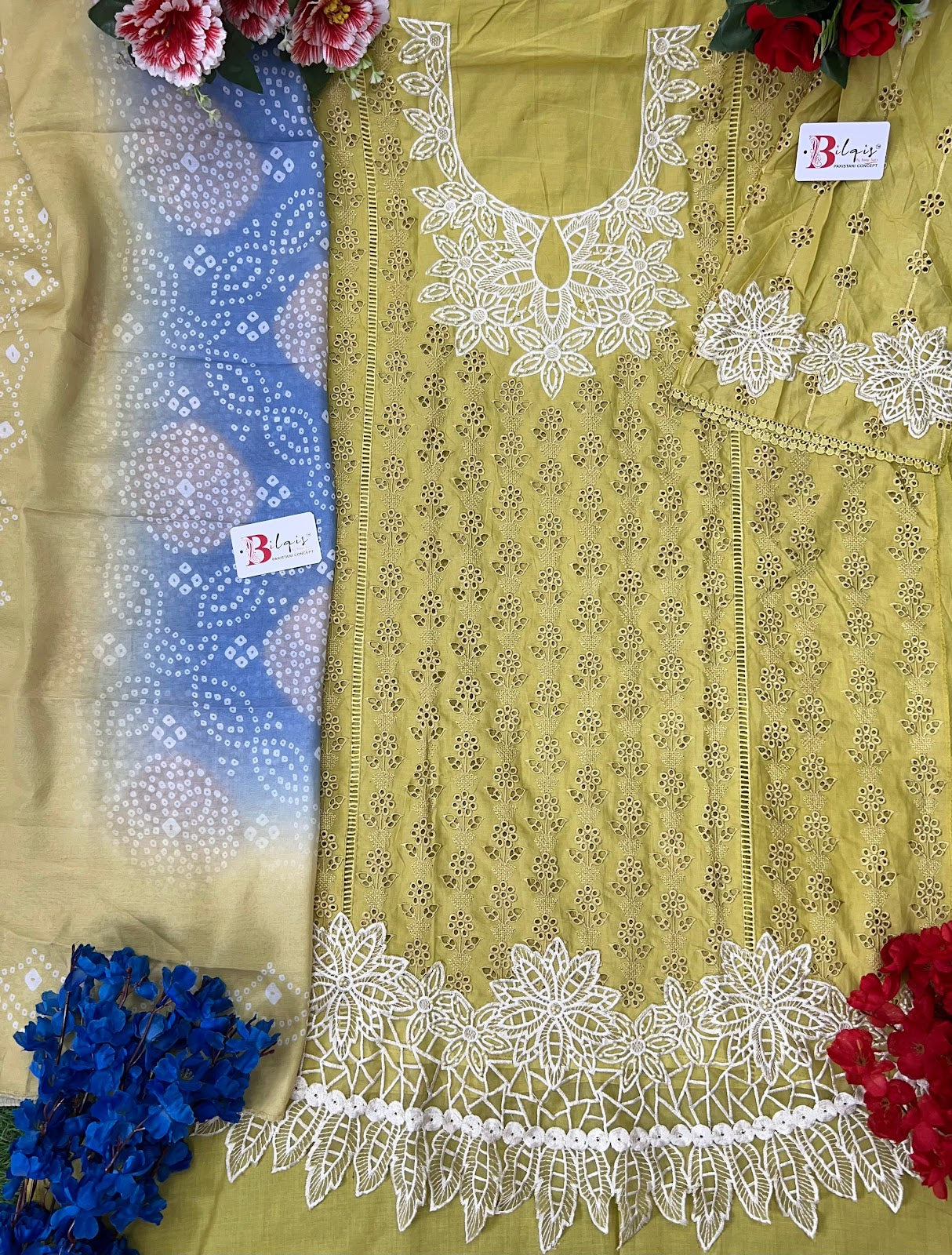 B 189 Abcd Bilqis Cambric Lawn Pakistani Salwar Suits Wholesaler Ahmedabad
