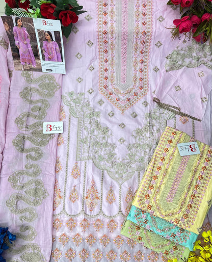 B 192 Bilqis Lawn Cotton Pakistani Salwar Suits Manufacturer India