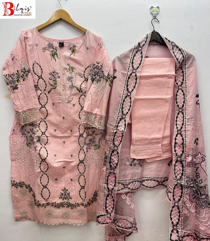B 194 Abcd Bilqis Lawn Cotton Pakistani Readymade Suits Manufacturer