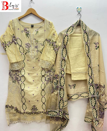 B 194 Abcd Bilqis Lawn Cotton Pakistani Readymade Suits Manufacturer