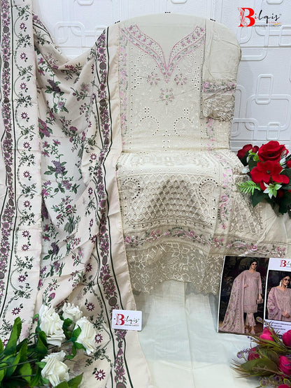 B 209 A To D Bilqis Cambric Lawn Pakistani Salwar Suits Manufacturer Ahmedabad