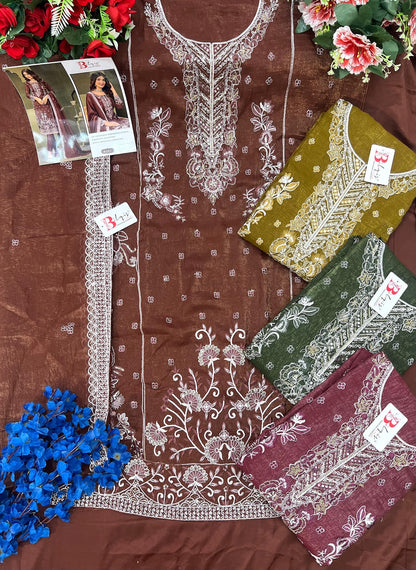 B 210 Bilqis Pakistani Salwar Suits Manufacturer Gujarat