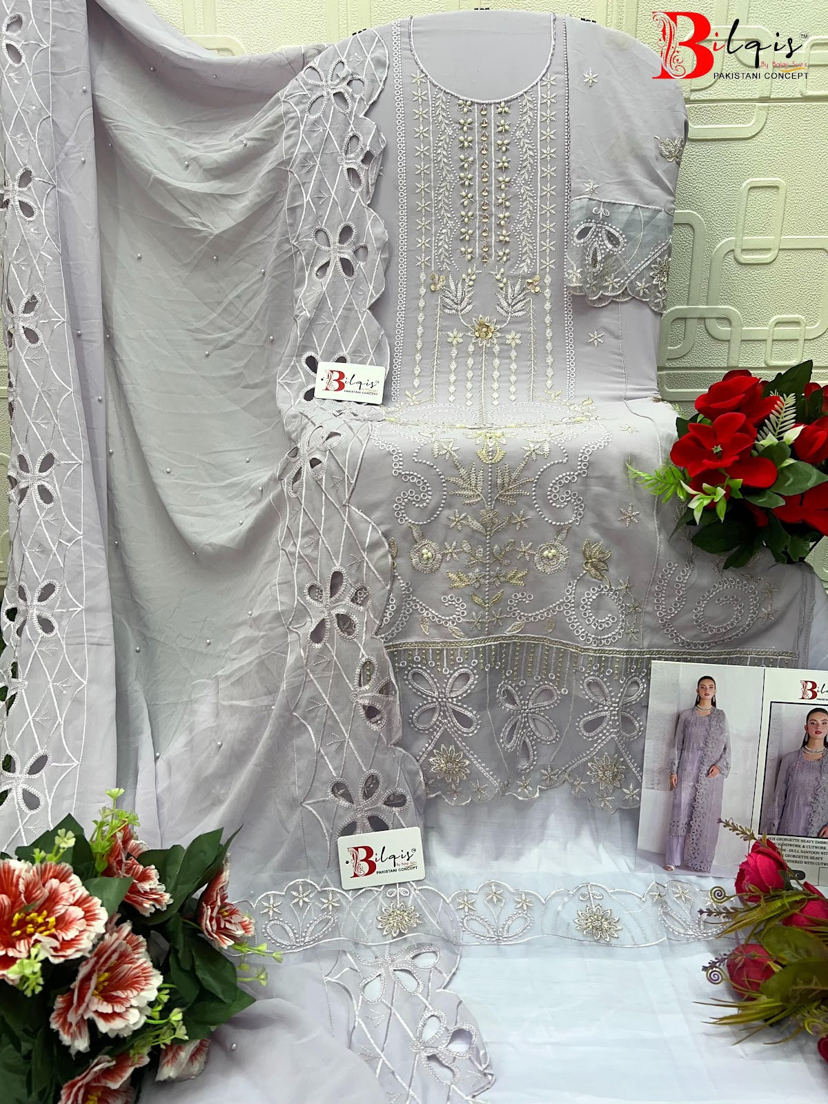 B 216 Bilqis Fox Georgette Pakistani Salwar Suits Manufacturer India