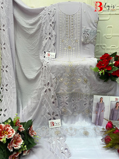 B 216 Bilqis Fox Georgette Pakistani Salwar Suits Manufacturer India