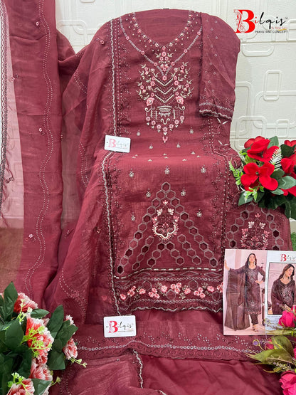 B 218 Bilqis Pakistani Salwar Suits Wholesaler