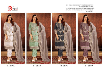 B 219 Bilqis Pakistani Salwar Suits Wholesaler Gujarat