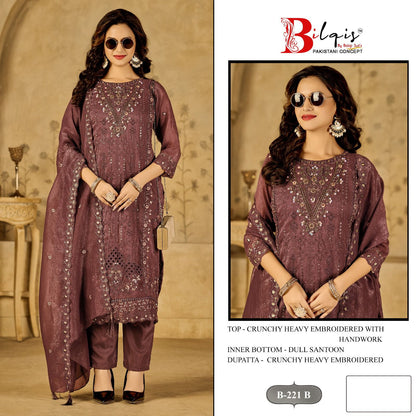 B 221 A To D Bilqis Pakistani Salwar Suits Wholesale Price