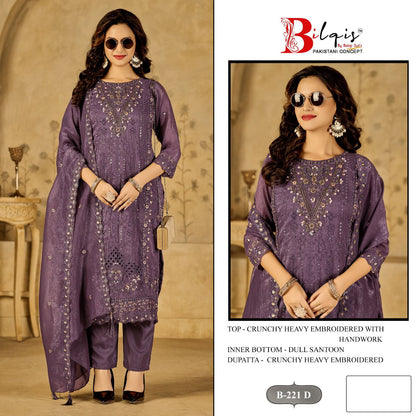 B 221 A To D Bilqis Pakistani Salwar Suits Wholesale Price