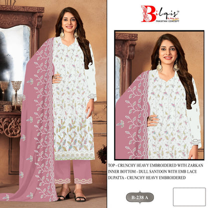 B 238 A To D Bilqis Pakistani Salwar Suits Manufacturer
