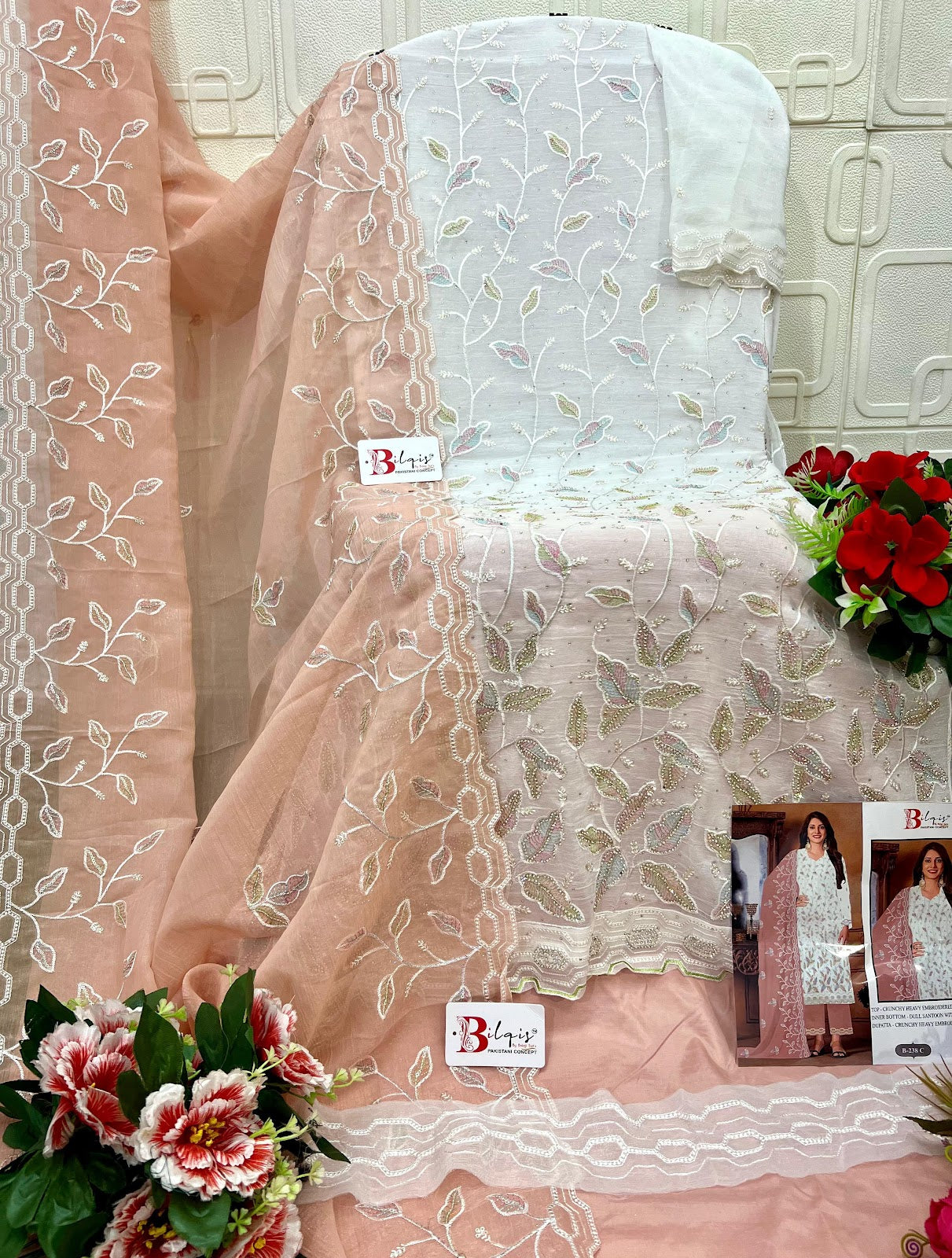 B 238 A To D Bilqis Pakistani Salwar Suits Manufacturer