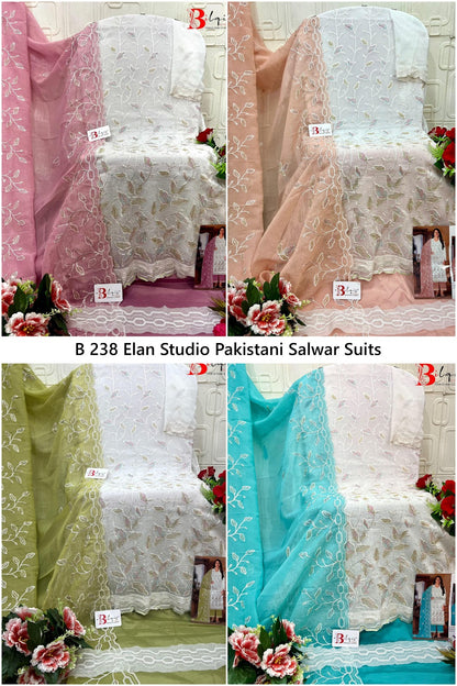B 238 Elan Studio Pakistani Salwar Suits Supplier