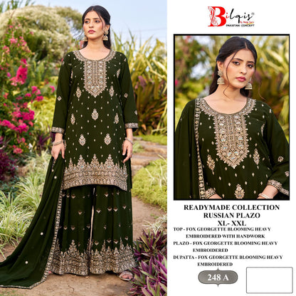 B 248 Bilqis Fox Georgette Pakistani Readymade Suits Wholesaler Gujarat