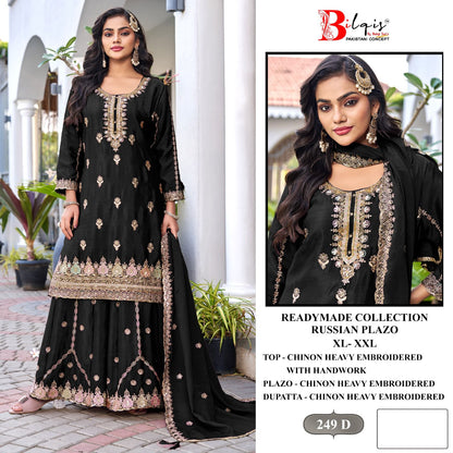 B 249 Bilqis Chinon Pakistani Readymade Suits Wholesale Price