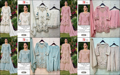 B 250 Bilqis Fox Georgette Pakistani Readymade Suits Manufacturer