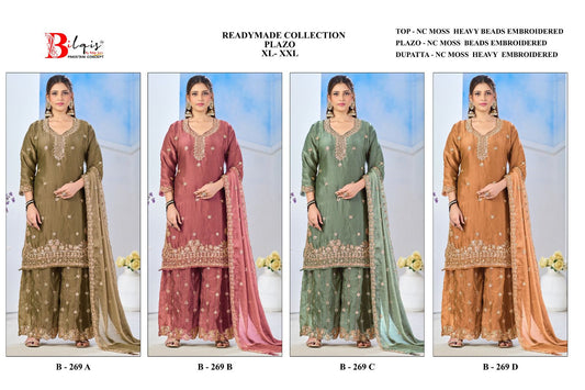 B 269 Bilqis Pakistani Readymade Suits Exporter Gujarat