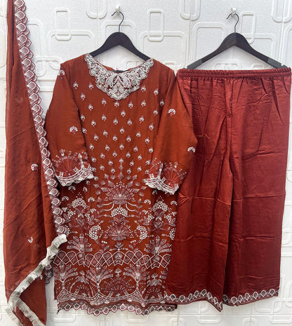 B 272 Bilqis Chiffon Pakistani Readymade Suits Manufacturer India
