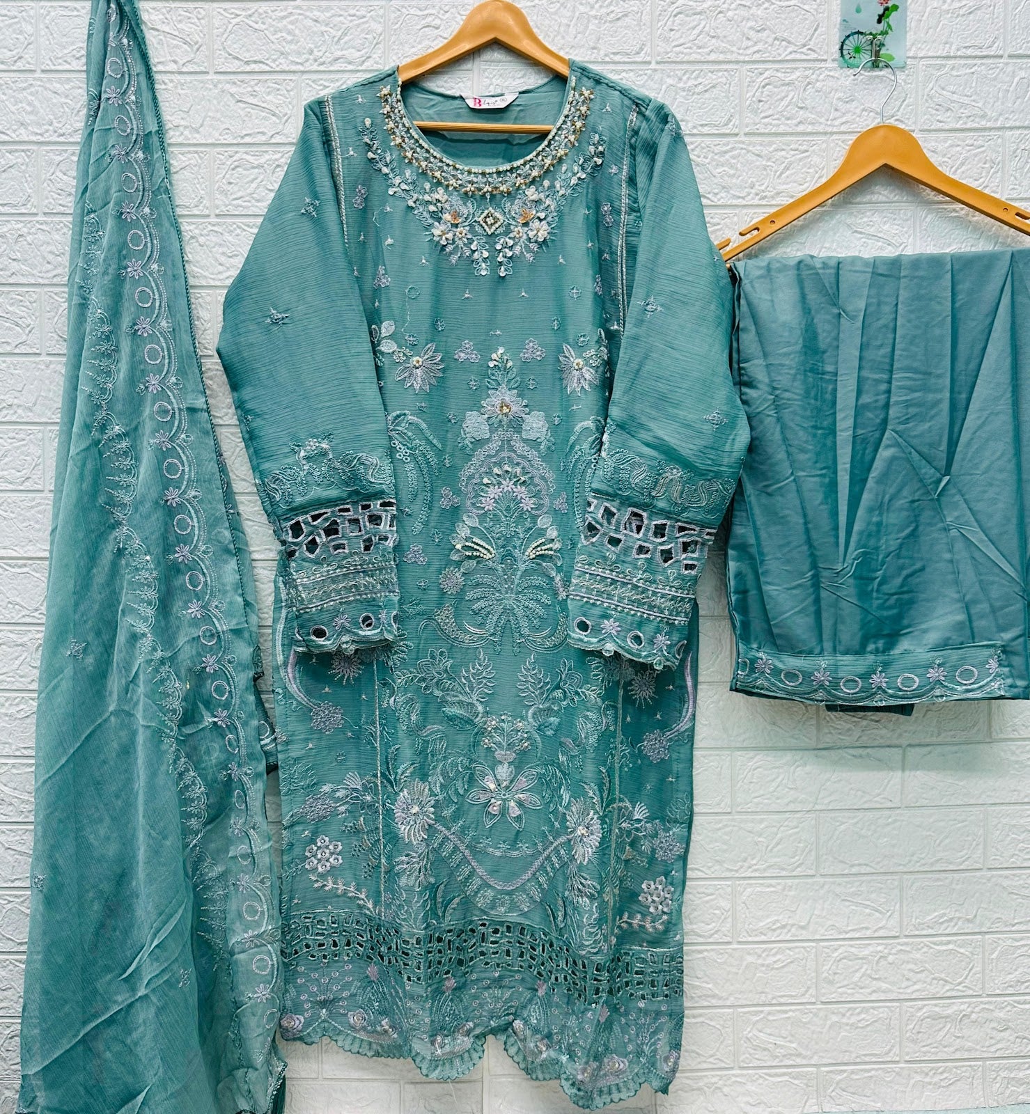 B 274 A To D Bilqis Chiffon Pakistani Readymade Suits Wholesale Price