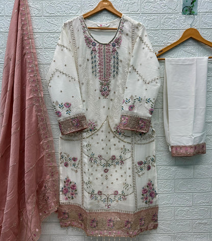 B 276 E To H Bilqis Chiffon Pakistani Readymade Suits Wholesaler Gujarat