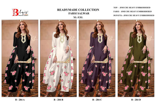 B 284 A To D Bilqis Jimmy Choo Pakistani Readymade Suits Wholesale