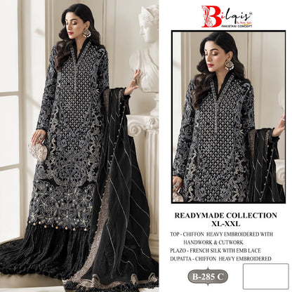 B 285 A To D Bilqis Chiffon Pakistani Readymade Suits Supplier India