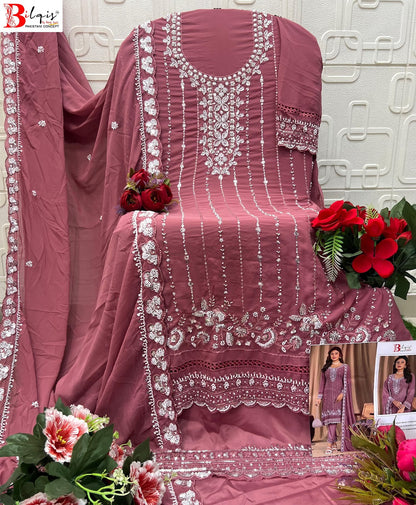 B 286 A To D Bilqis Fox Georgette Pakistani Salwar Suits Manufacturer India