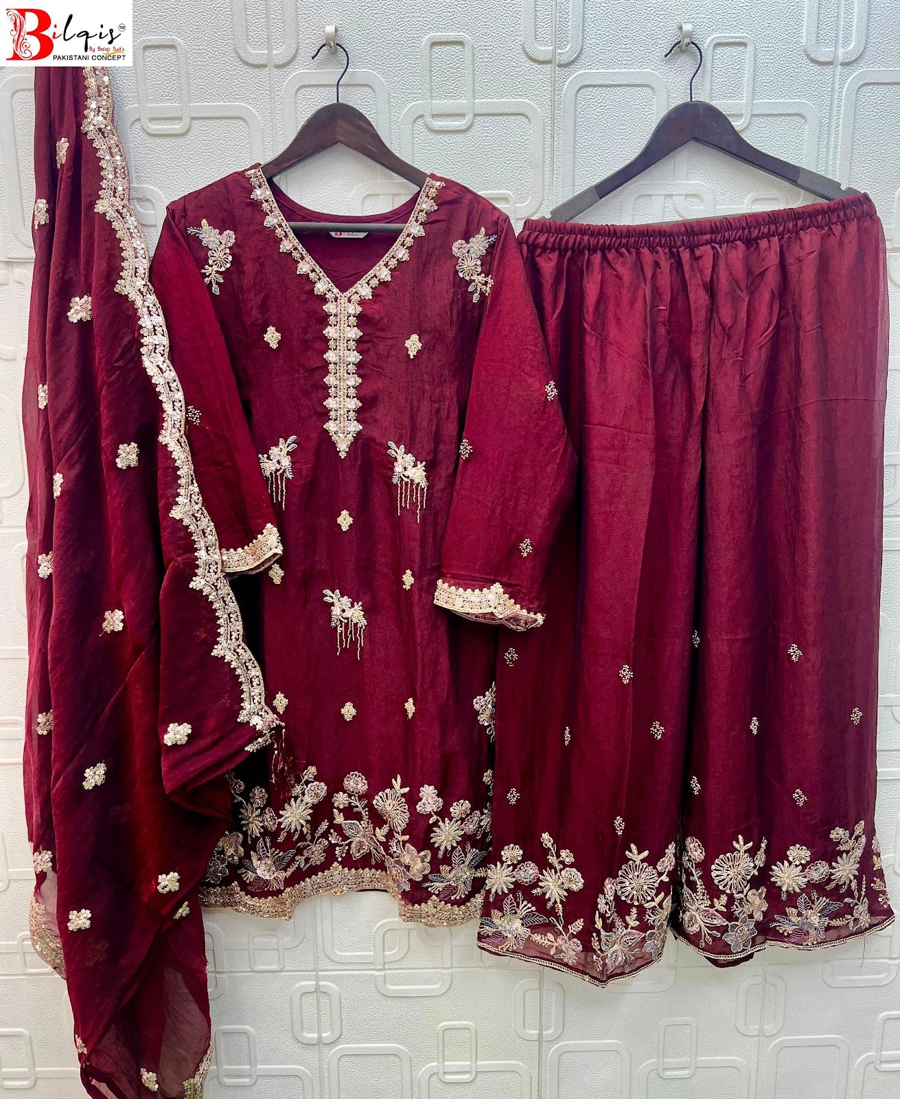 B 291 A To D Bilqis Nc Moss Pakistani Readymade Suits Wholesale Price