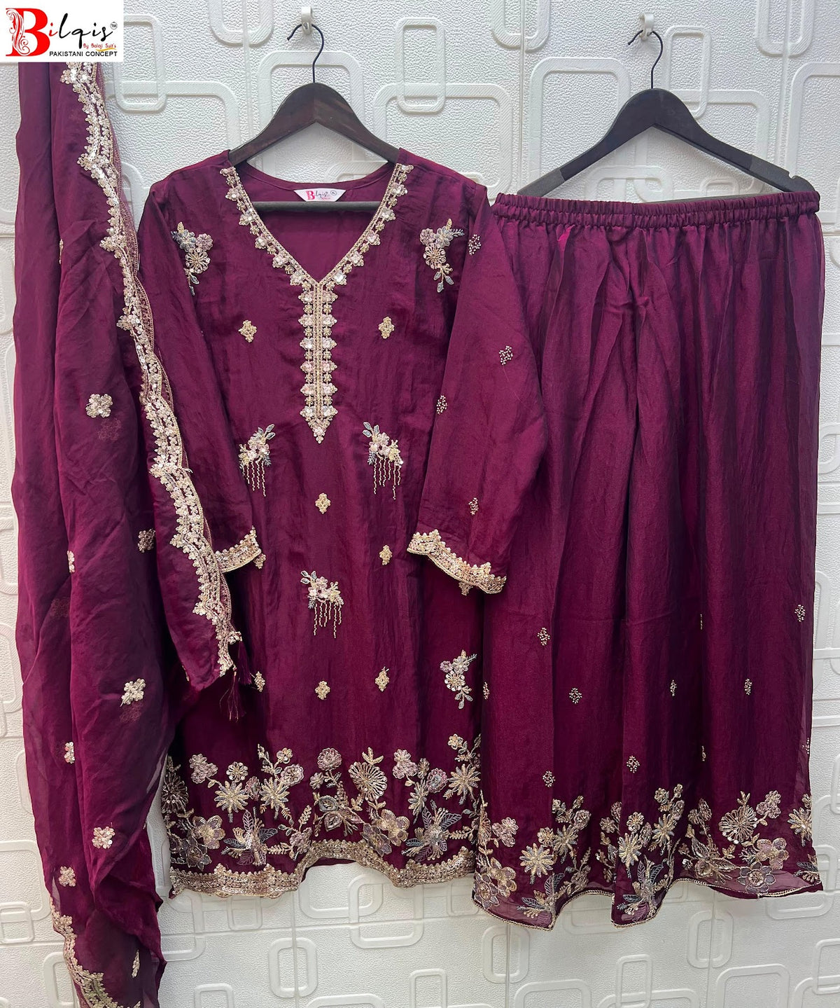 B 291 A To D Bilqis Nc Moss Pakistani Readymade Suits Wholesale Price