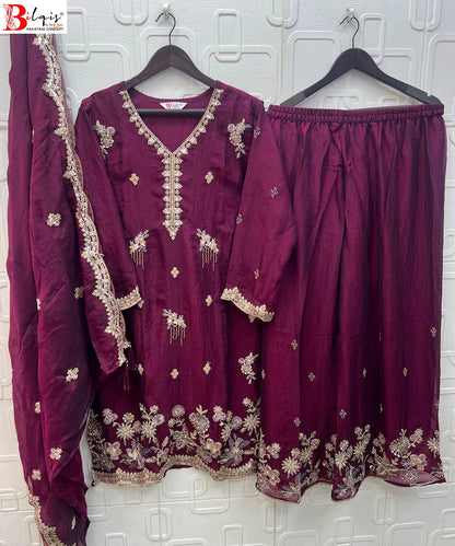 B 291 A To D Bilqis Nc Moss Pakistani Readymade Suits Wholesale Price