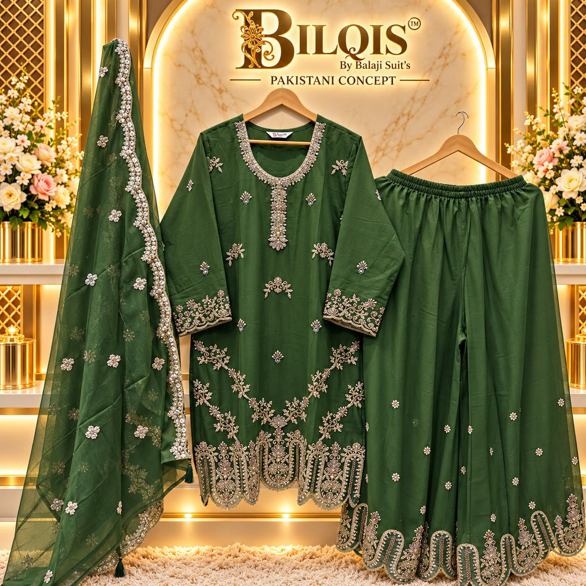 B 293 Bilqis Chiffon Pakistani Readymade Suits Wholesaler Ahmedabad