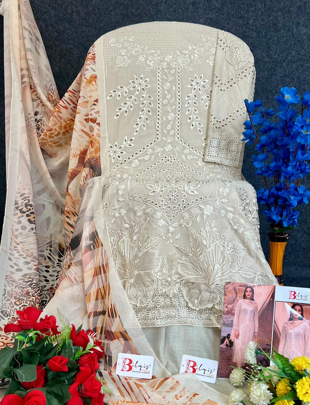 B 89 Efgh Bilqis Lawn Cotton Pakistani Salwar Suits Supplier